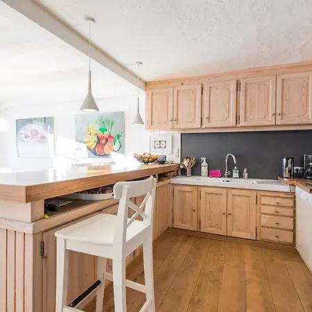 Chalet à Megève-Vauvray - Appartements tout confort, vue Mont Blanc Demi-Quartier Extérieur photo