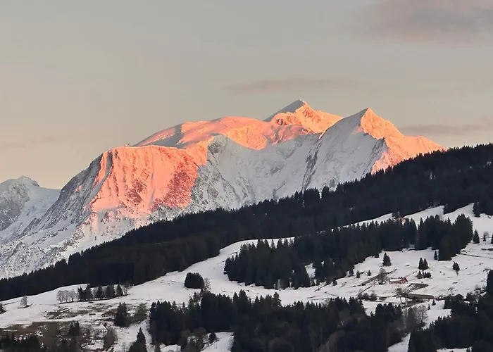 Chalet A Megeve-Vauvray - Grands Appartements , Vue Mont Blanc